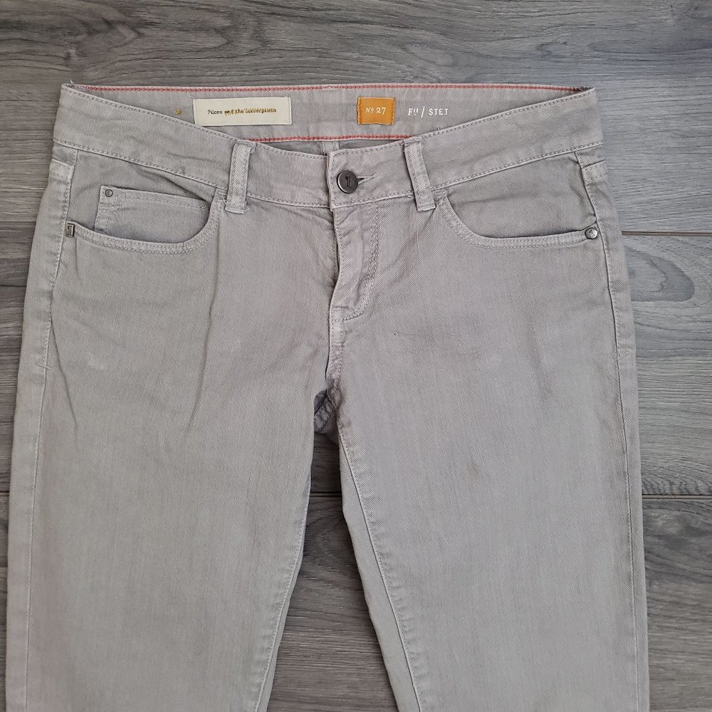 Pilcro and the Letterpress Grey Skinny Jeans Stet - Picture 3 of 11
